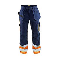 Blaklader Work Trousers with Tool Pockets High Visibility (A001394)
