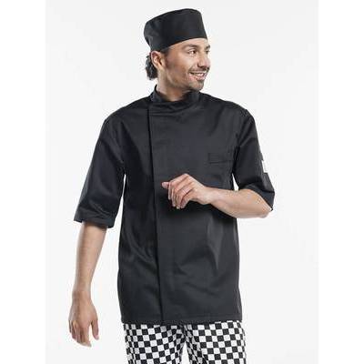 Chaud Devant Chef Jacket Bacio Black Short Sleeves (A065514)
