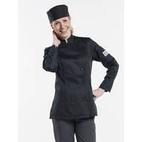 Chaud Devant Chef Jacket Lady Comfort Black (A063017)